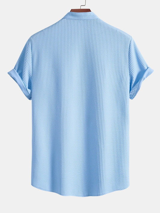 Porto Cervo Textured Shirt - Modern, Sophisticated Texture for Everyday Style