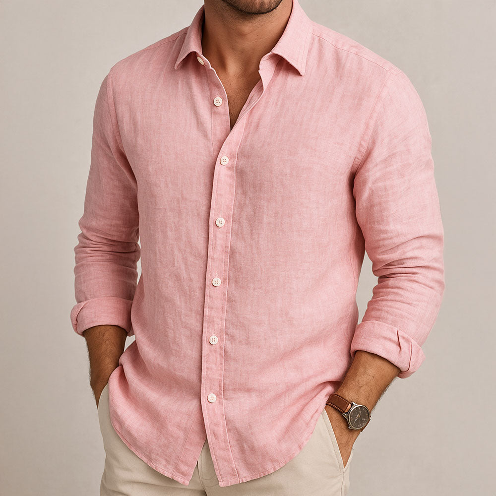 Amalfi Linen Shirt - Crisp, Lightweight Comfort