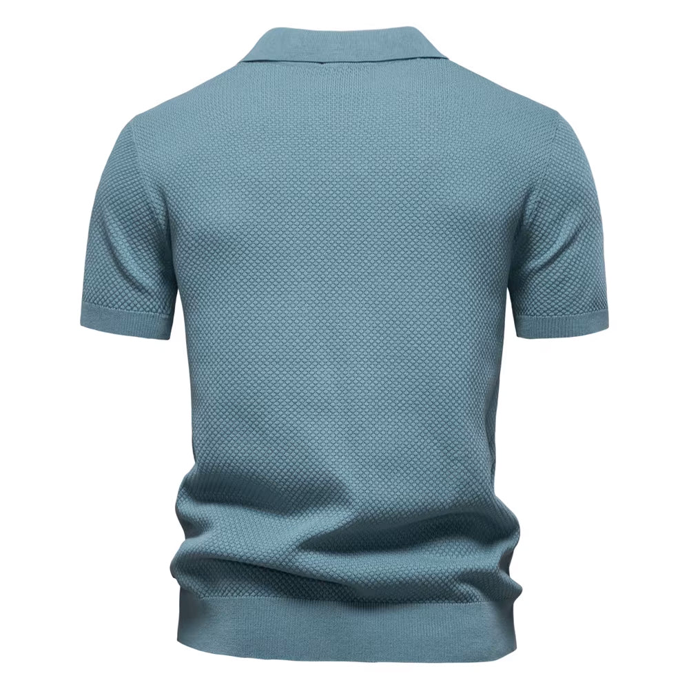 CAPRI V-Neck Polo Shirt - Effortless Style and All-Day Comfort
