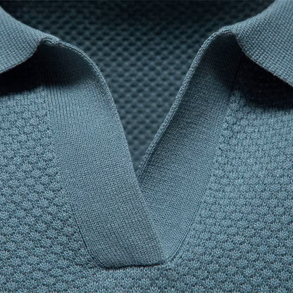 CAPRI V-Neck Polo Shirt - Effortless Style and All-Day Comfort